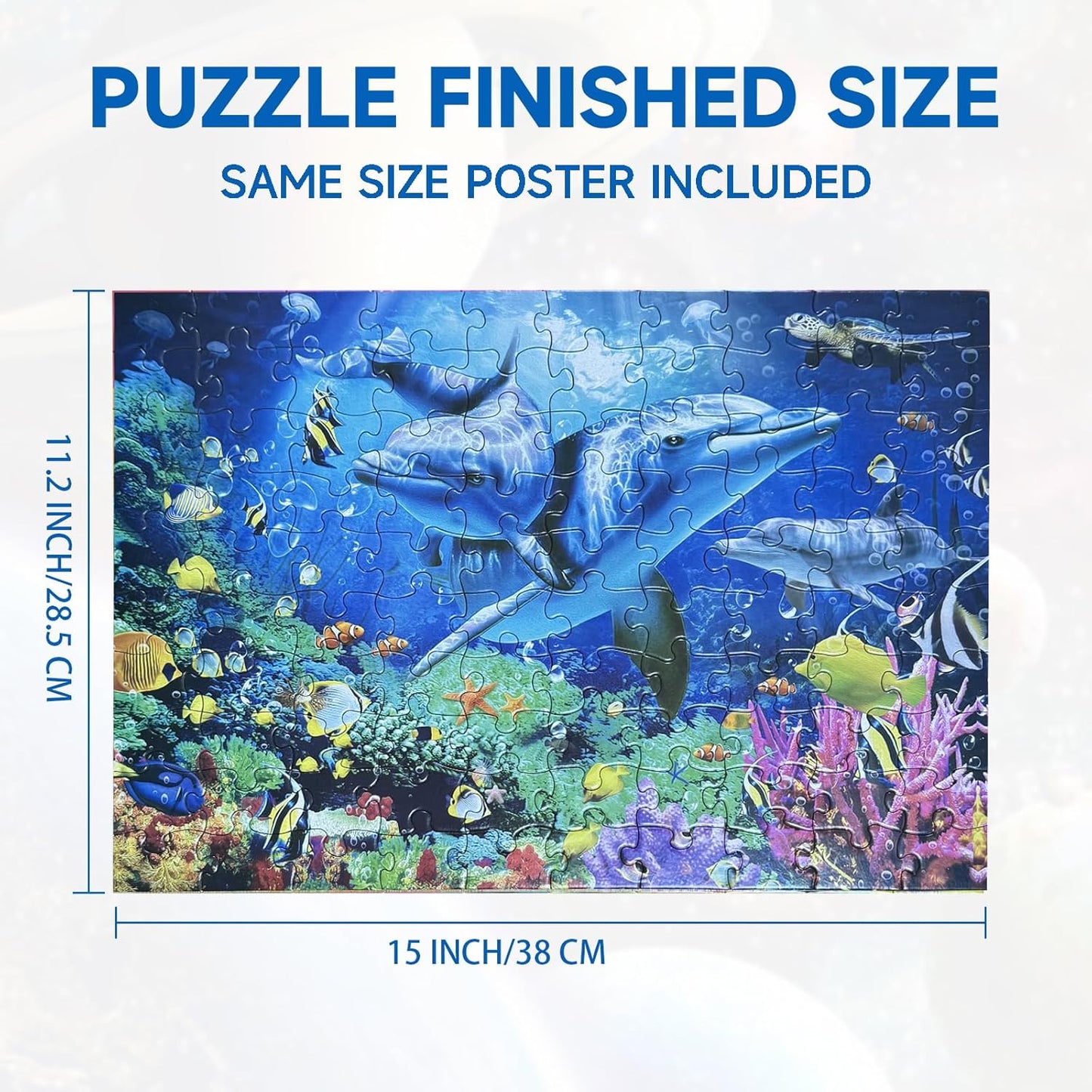Nattork Sea World Jigsaw Puzzles 1000 Pieces for Adults