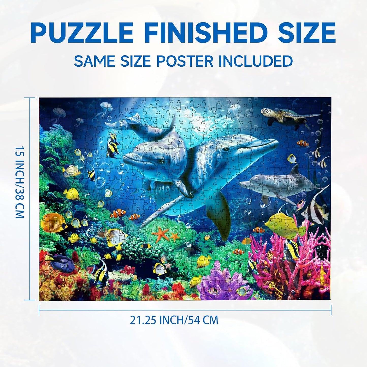Nattork Sea World Jigsaw Puzzles 1000 Pieces for Adults