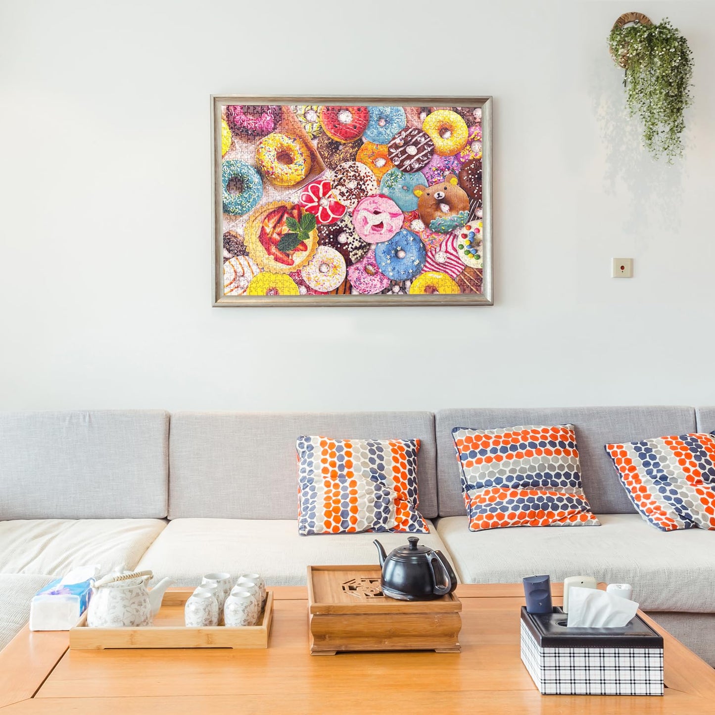 Nattork Donuts Jigsaw Puzzles 1000 Pieces for Adults