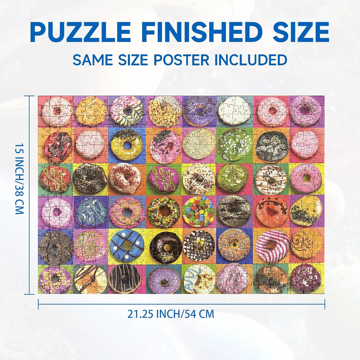 Toynk Donut Shop Puzzle – 1000 Teile, Buntes Bäckerei-Motiv Für Erwachsene & Kinder