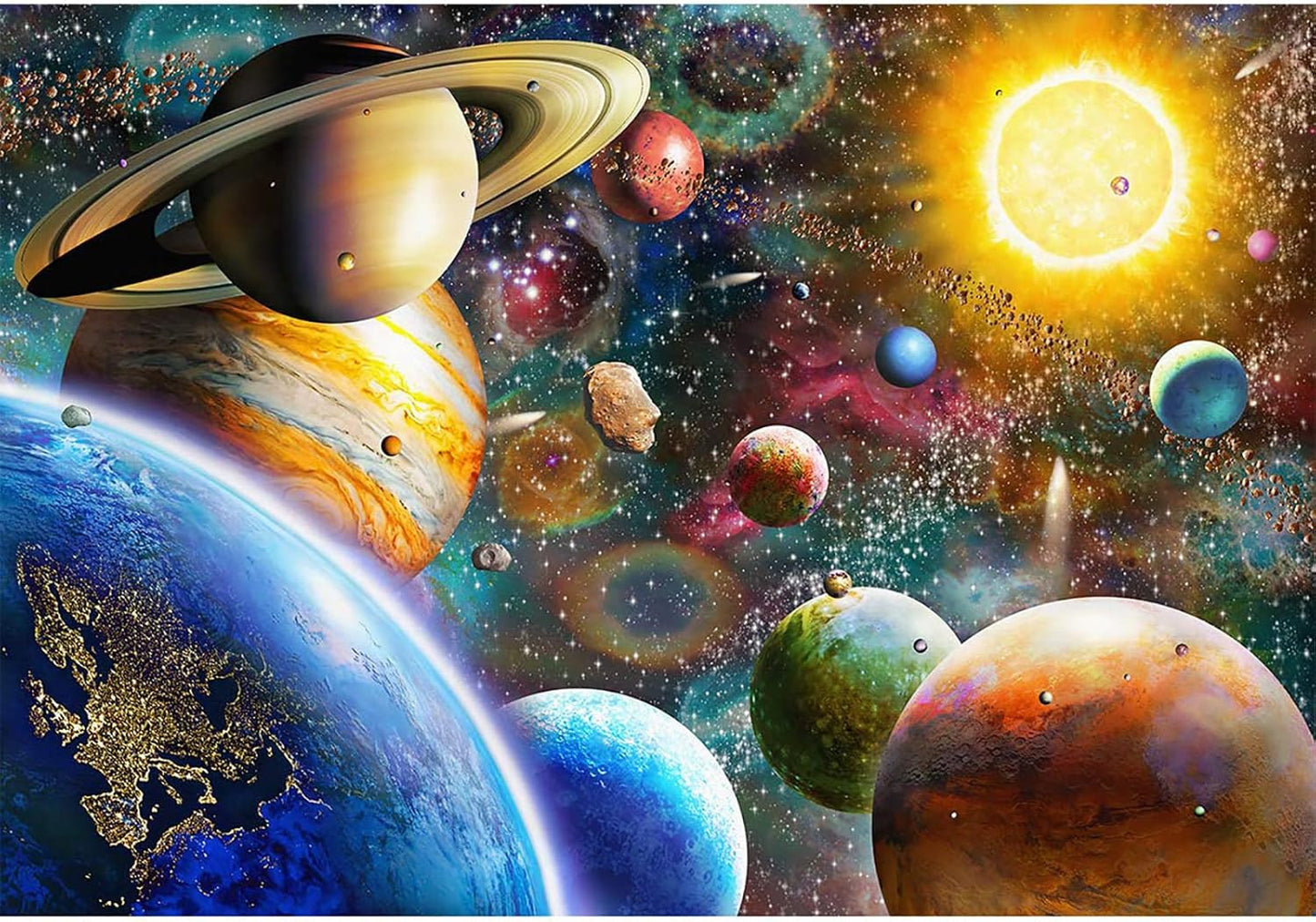 Nattork Space Traveler Jigsaw Puzzles 1000 Pieces for Adults