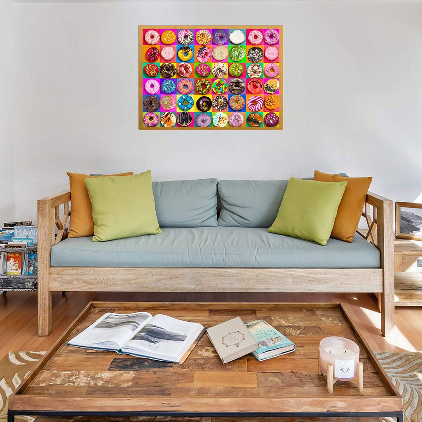 Nattork Donuts Jigsaw Puzzles 1000 Pieces for Adults